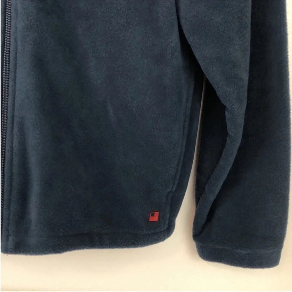 Woolrich Jacket Blue Fleece Full Zip Long Sleeves Men’s Size Large